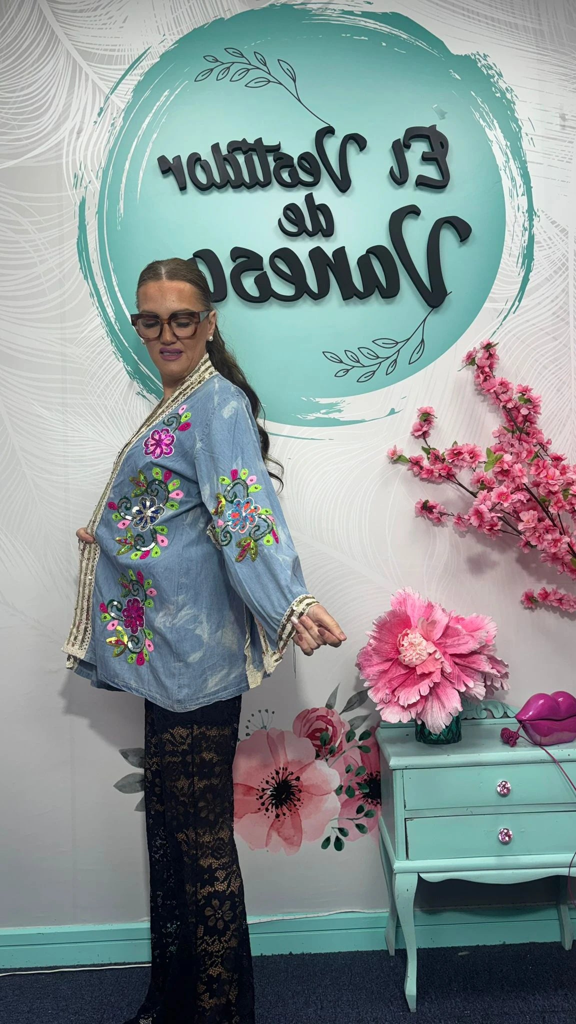 KAFTÁN BOHO ROSA