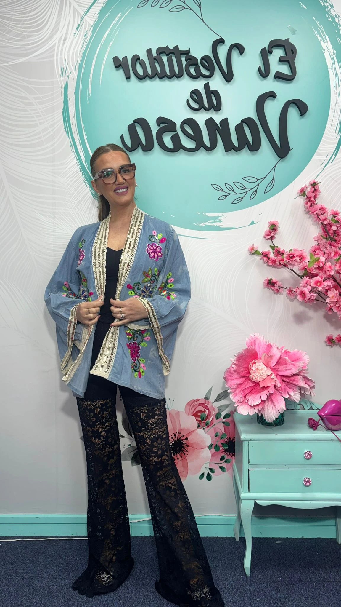 KAFTÁN BOHO ROSA