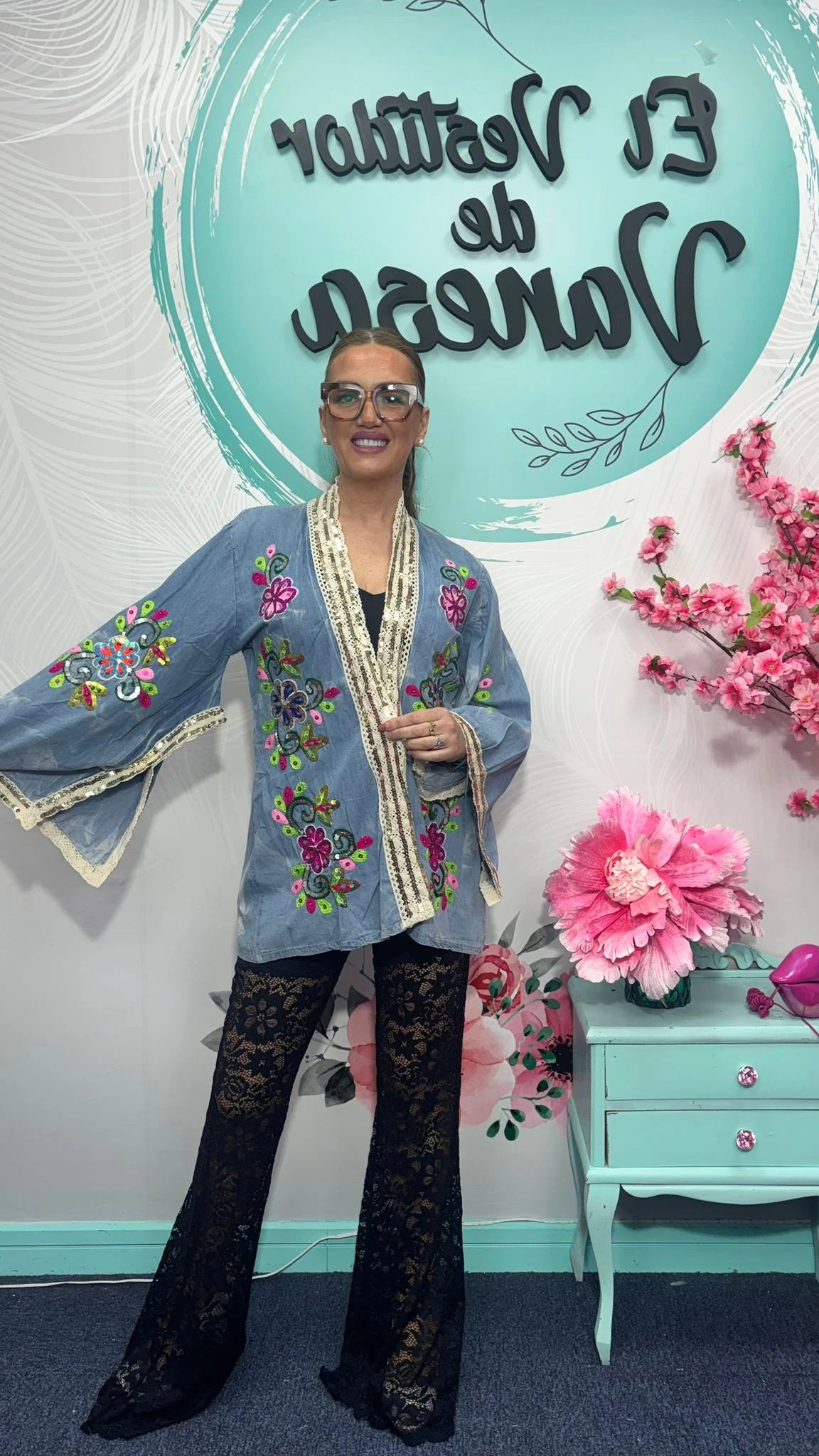 KAFTÁN BOHO ROSA