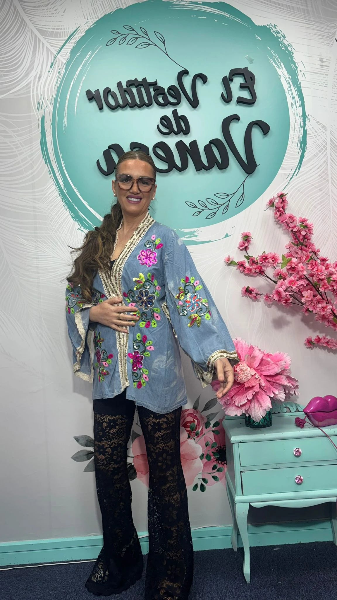 KAFTÁN BOHO ROSA