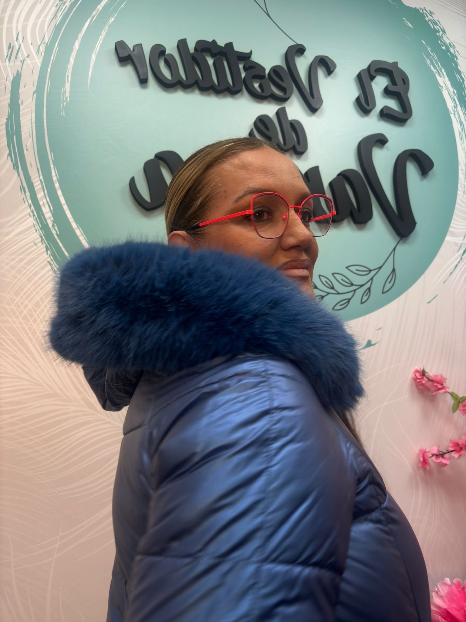 CHAQUETA AZUL DOS TONOS METALIZADA - Imagen 6