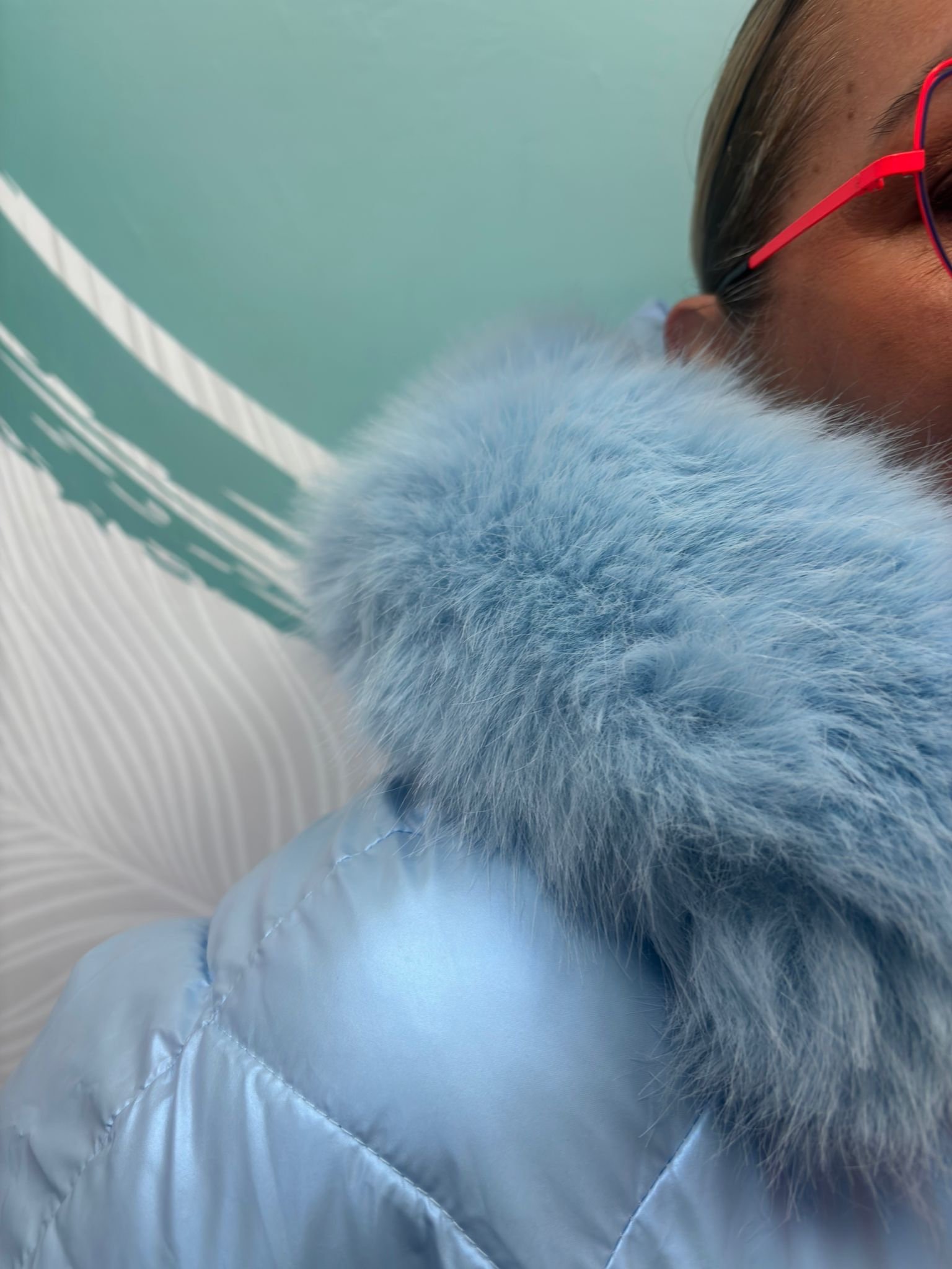 CHAQUETA AZUL DOS TONOS METALIZADA - Imagen 4