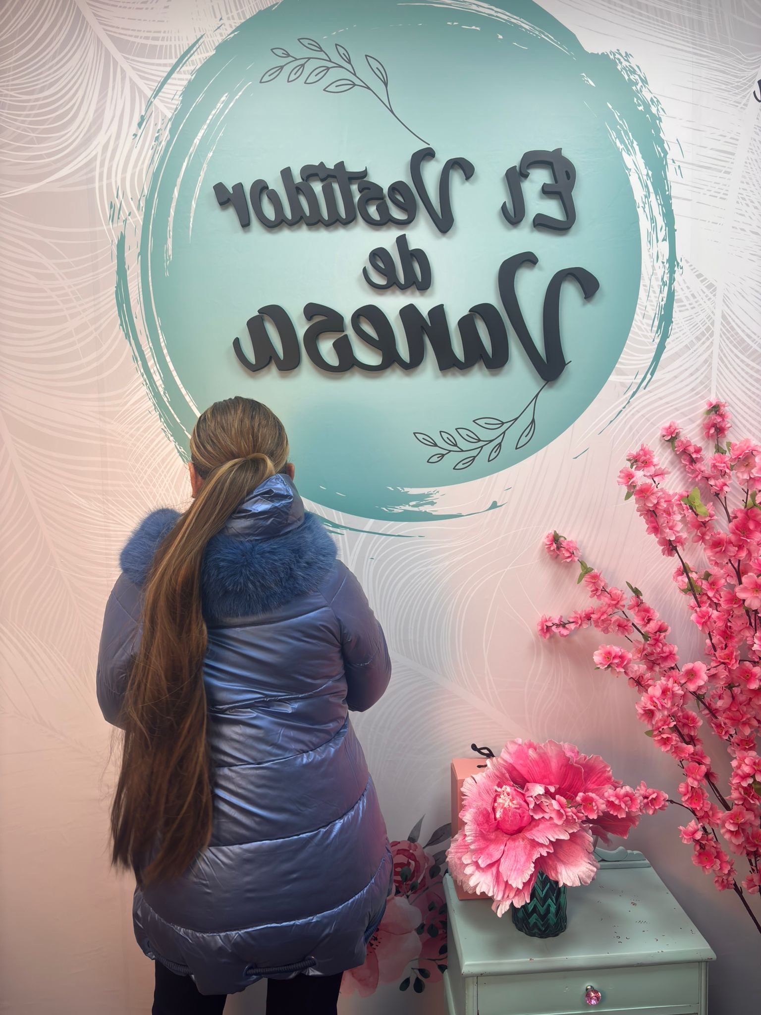 CHAQUETA AZUL DOS TONOS METALIZADA - Imagen 7