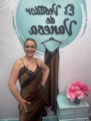 VESTIDO LENCERO LARGO